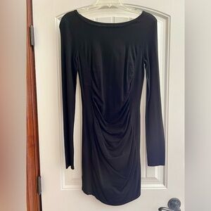 Express Long-sleeve Black Dress